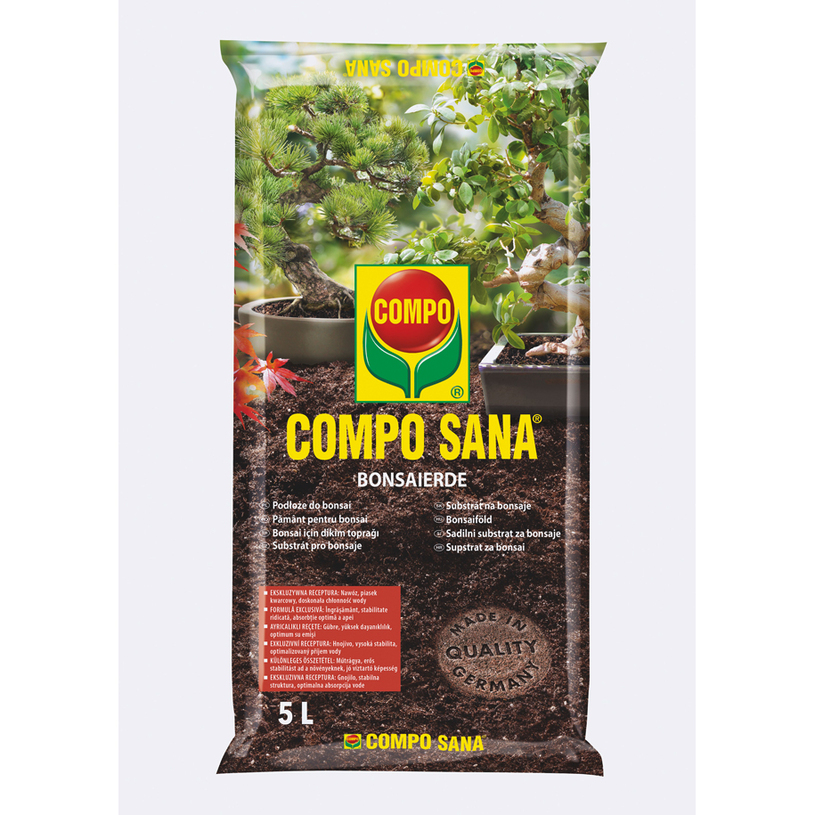 ПОЧВА ЗА БОНСАИ 5 Л COMPO без 2,7 ПОЧВА ЗА БОНСАИ 5 Л COMPO без 2,7