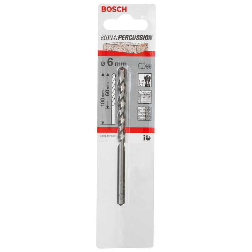 BOSCH, СВРЕДЛО ЗА БЕТОН 6Х60 ММ BOSCH, С BOSCH, СВРЕДЛО ЗА БЕТОН 6Х60 ММ BOSCH, С