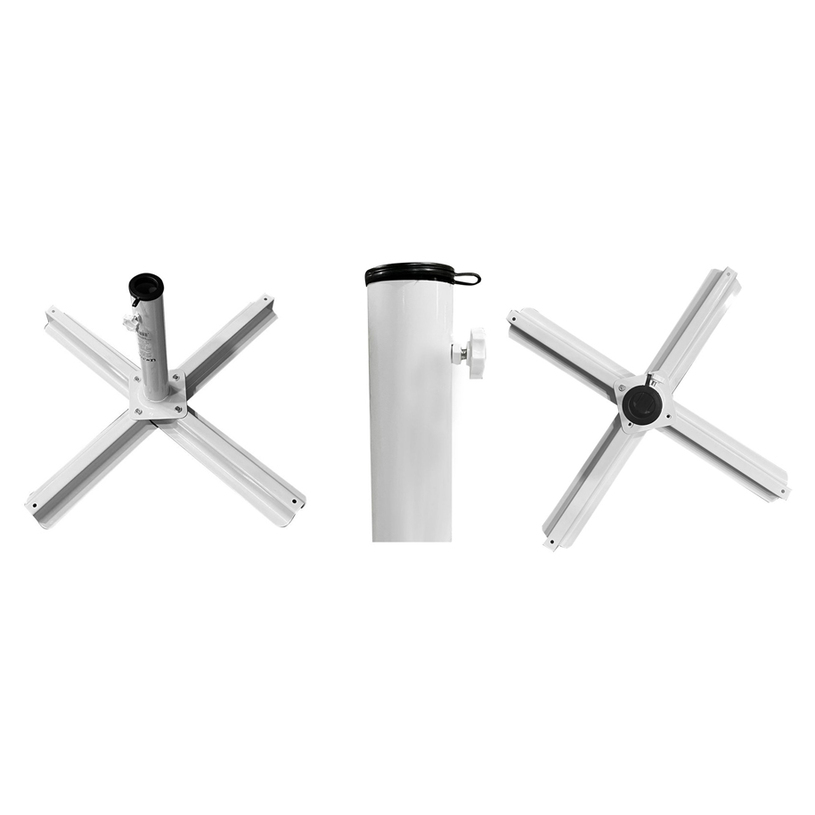 СТОМАНЕНА СТОЙКА ЗА ЧАДЪР HDUS-83 White СТОМАНЕНА СТОЙКА ЗА ЧАДЪР HDUS-83 White