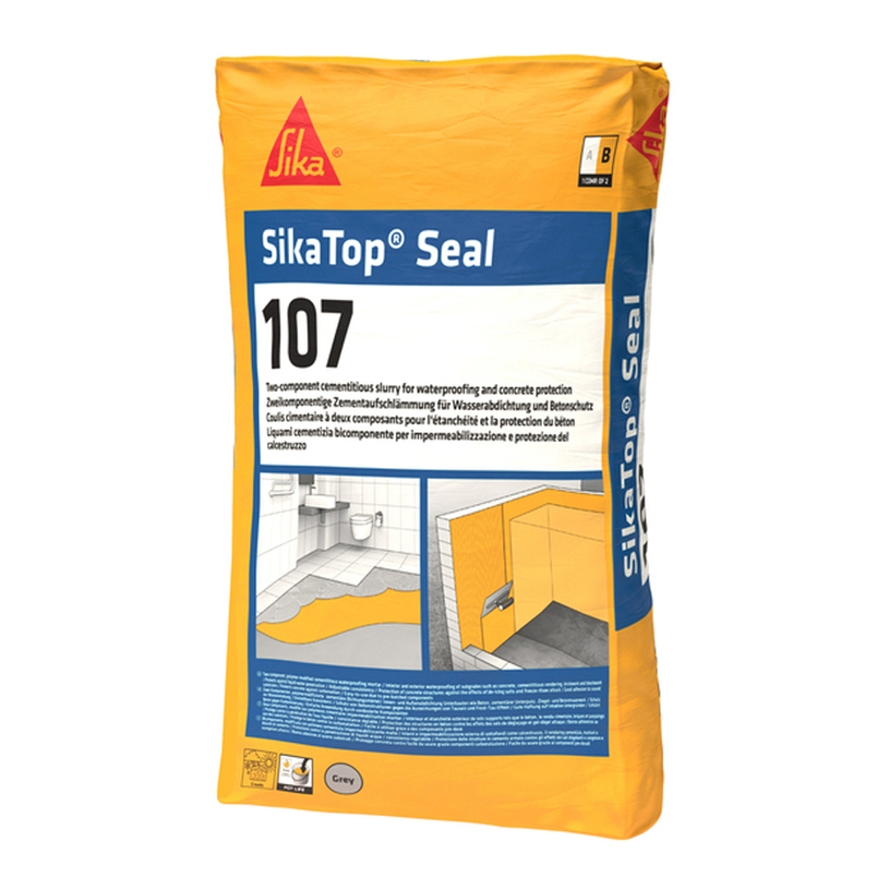 SIKA TOPSEAL 107, КОМП. (В) СИВ /20 ЧУВА SIKA TOPSEAL 107, КОМП. (В) СИВ /20 ЧУВА