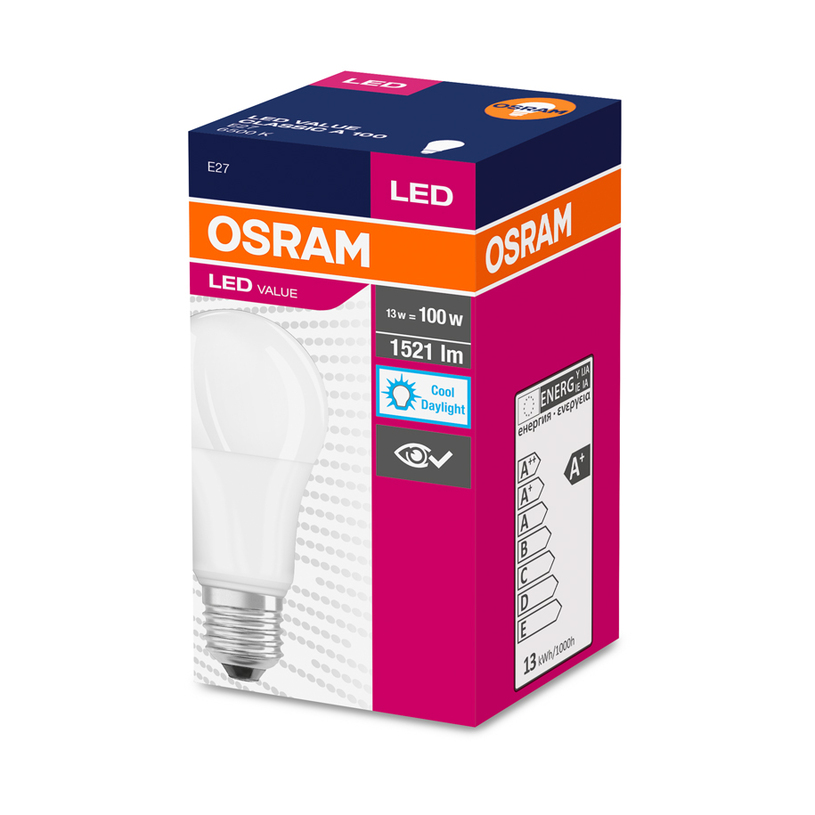 LED кр E27 13W 1521lm 6500K CLA100 OSR LED кр E27 13W 1521lm 6500K CLA100 OSR