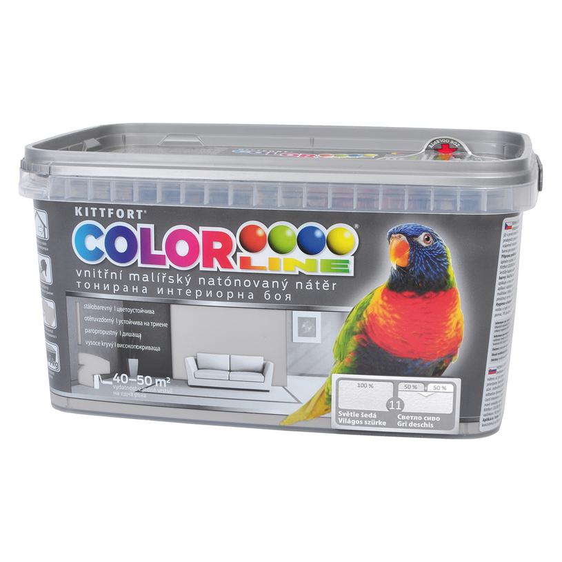 COLOR LINE ЛАТЕКС 11 СВЕТЛО СИВО 4 kg COLOR LINE ЛАТЕКС 11 СВЕТЛО СИВО 4 kg