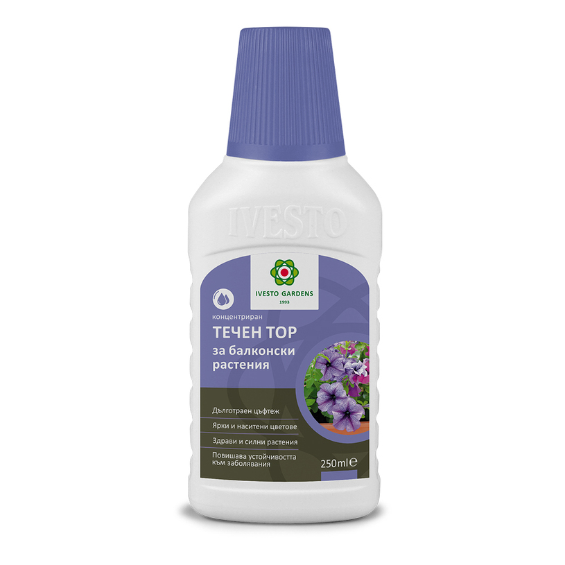 Течен тор за Балконски растения- 250 ml. Течен тор за Балконски растения- 250 ml.