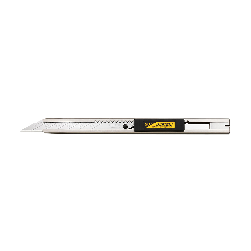 Макетен нож STANDART,OLFA SAC1,INOX,9 mm Макетен нож STANDART,OLFA SAC1,INOX,9 mm