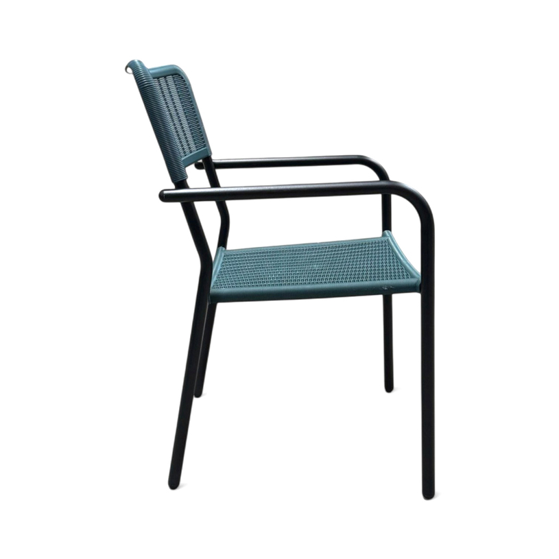 Градински стол метал+PVC 56x56x83cm Градински стол метал+PVC 56x56x83cm