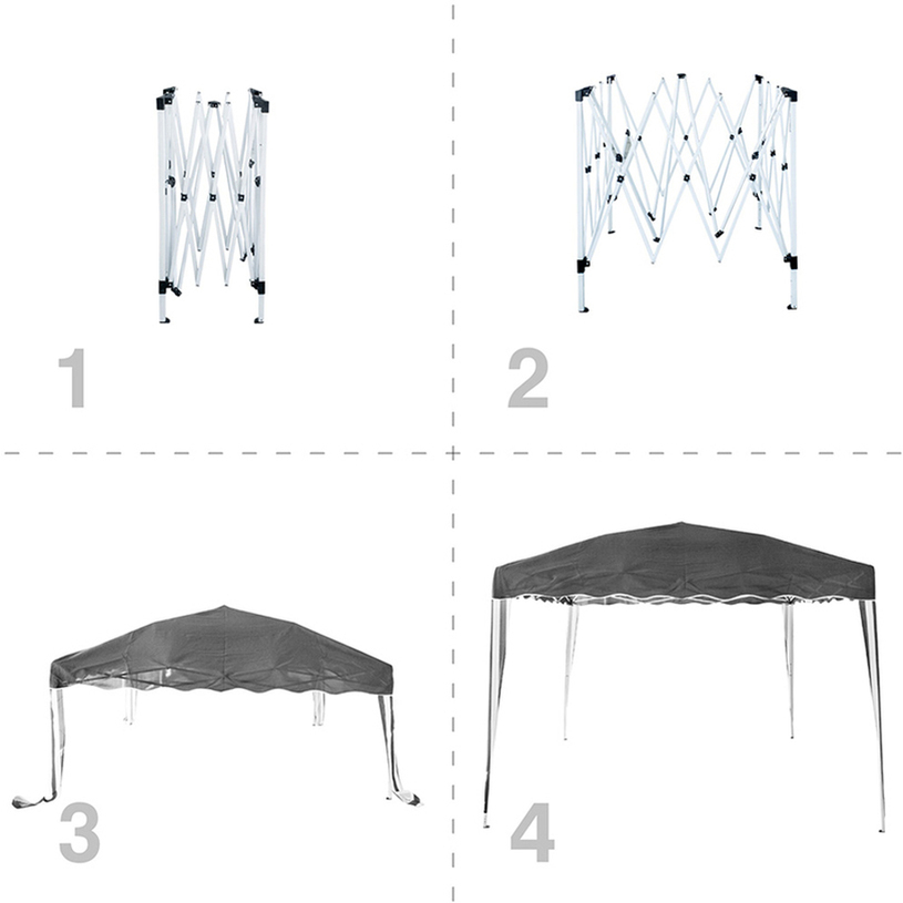 СГЪВАЕМ ГРАДИНСКА ШАТРА 3Х3Х2.6m 08F0005 СГЪВАЕМ ГРАДИНСКА ШАТРА 3Х3Х2.6m 08F0005