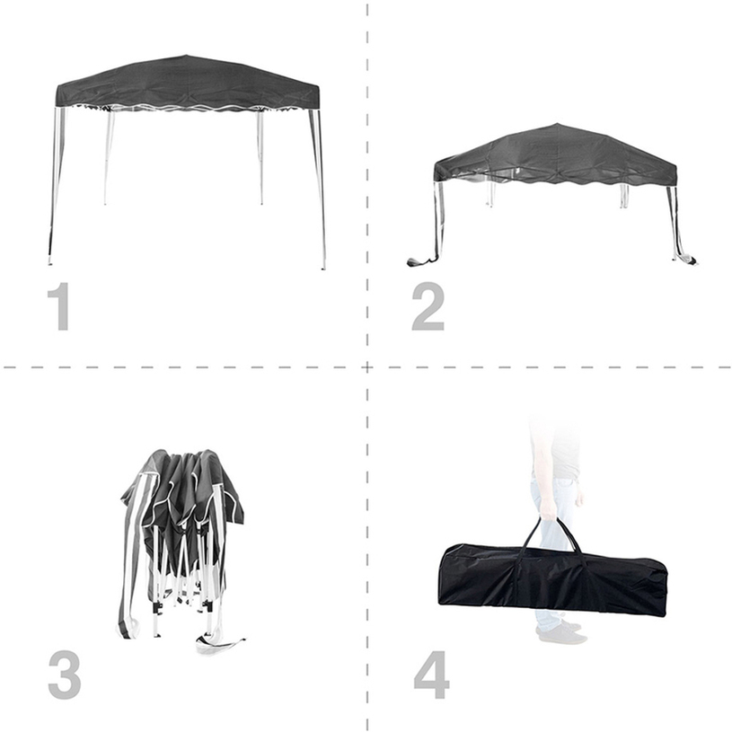 СГЪВАЕМ ГРАДИНСКА ШАТРА 3Х3Х2.6m 08F0005 СГЪВАЕМ ГРАДИНСКА ШАТРА 3Х3Х2.6m 08F0005