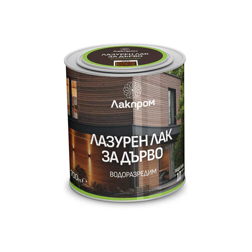 ВОДОРАЗРЕДИМ ЛАЗУРЕН ЛАК ОРЕХ 700 ml ВОДОРАЗРЕДИМ ЛАЗУРЕН ЛАК ОРЕХ 700 ml