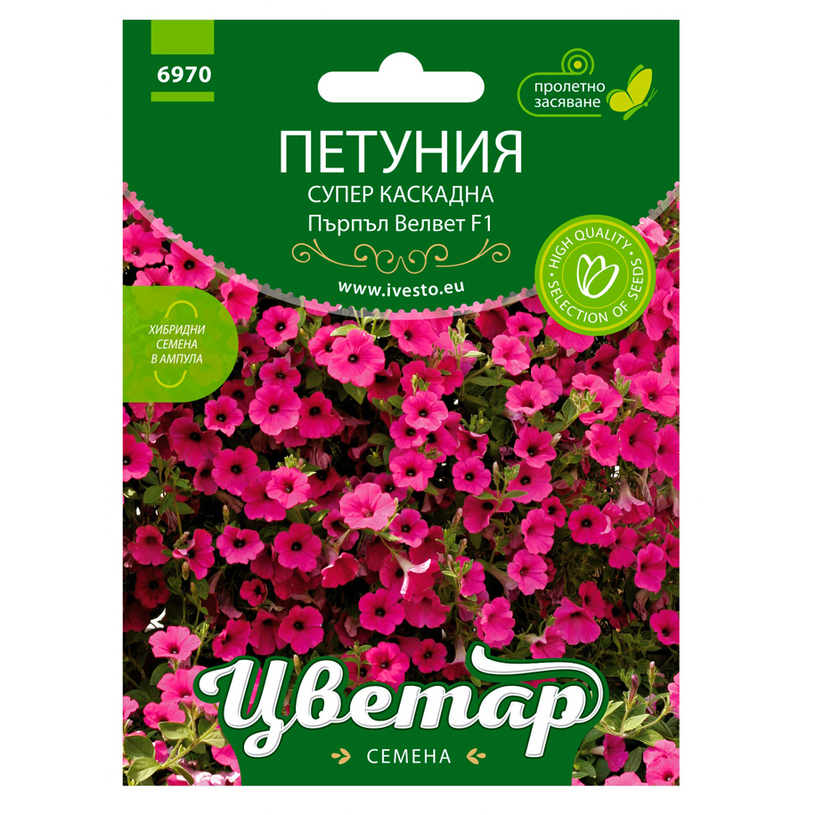 ЦВЕТАР Петуния каск. Пърпъл Велвет ЦВЕТАР Петуния каск. Пърпъл Велвет