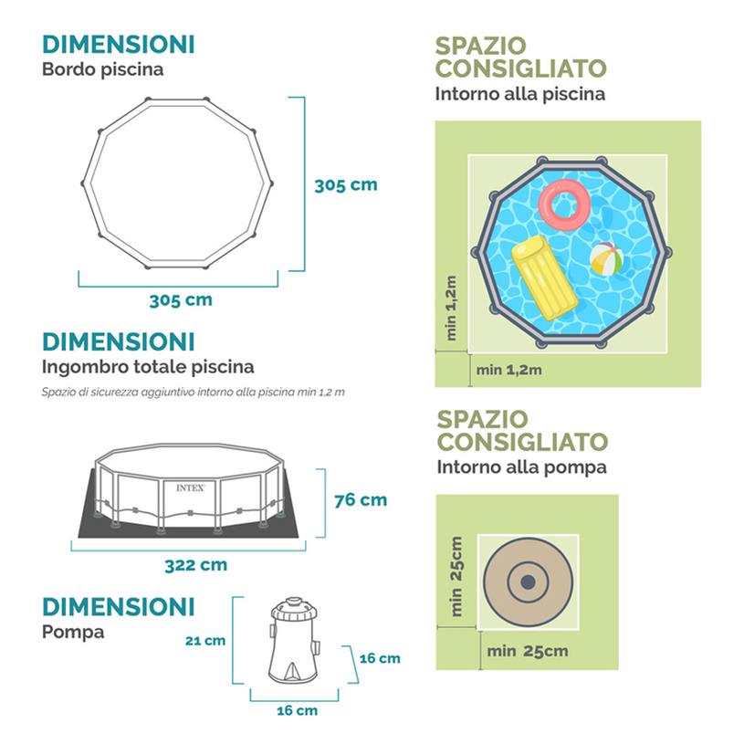 БАСЕЙН МЕТ РАМКА 305х76 28202 AGP БАСЕЙН МЕТ РАМКА 305х76 28202 AGP