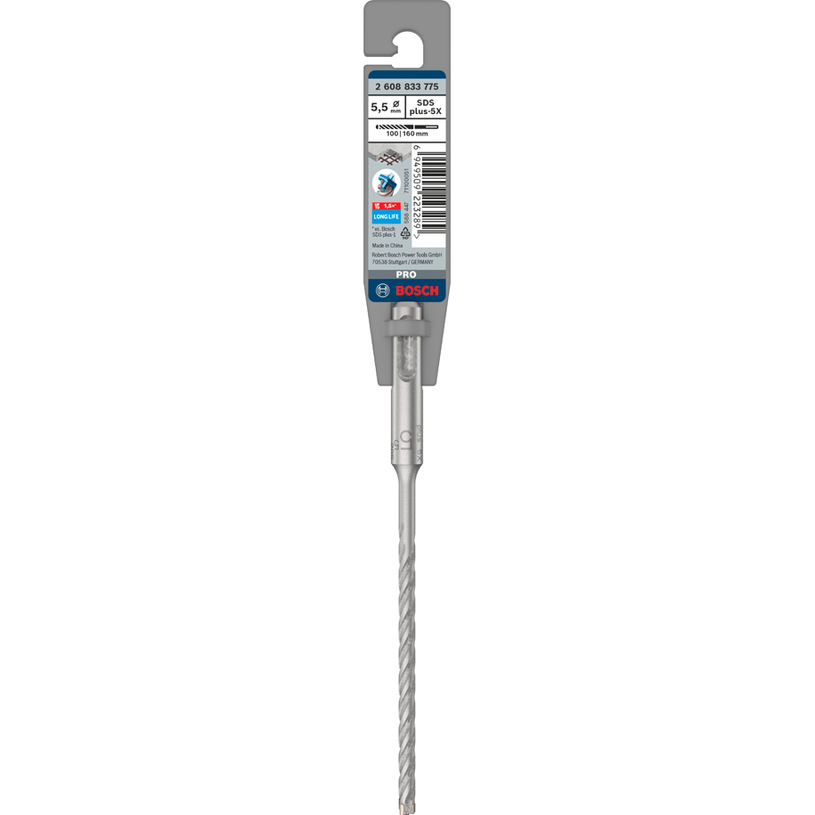 BOSCHSDS PLUS-5X СВРЕДЛО 5.5X100X160 BOSCHSDS PLUS-5X СВРЕДЛО 5.5X100X160