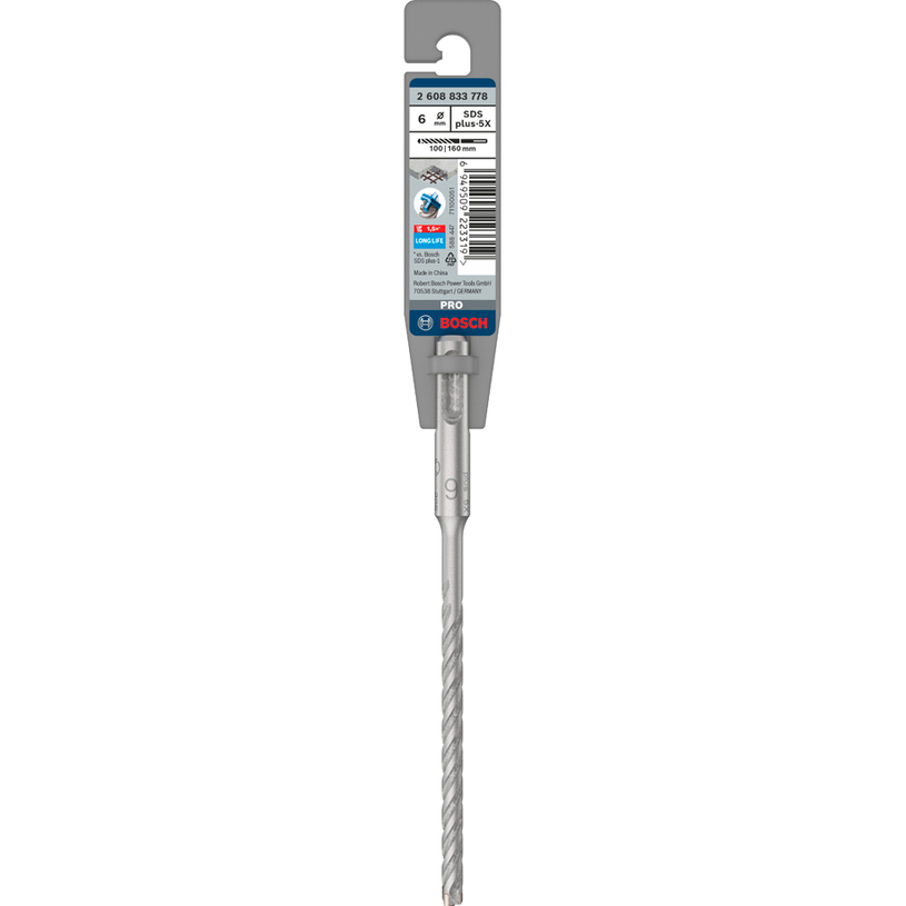 BOSCHSDS PLUS-5X СВРЕДЛО 6X100X160 BOSCHSDS PLUS-5X СВРЕДЛО 6X100X160