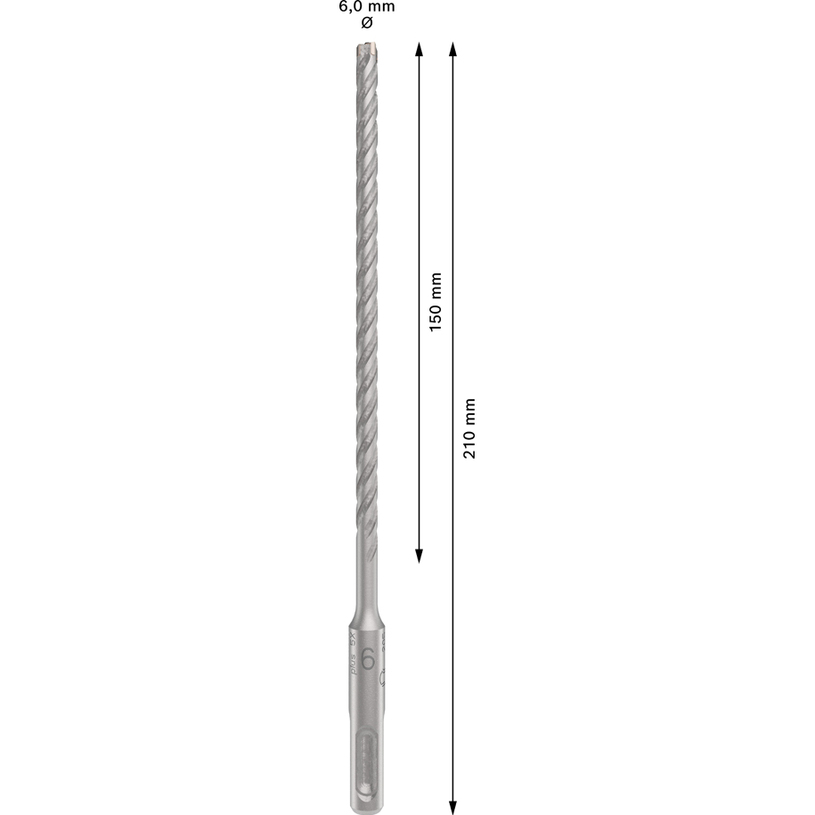 BOSCHSDS PLUS-5X СВРЕДЛО 6X150X210 BOSCHSDS PLUS-5X СВРЕДЛО 6X150X210