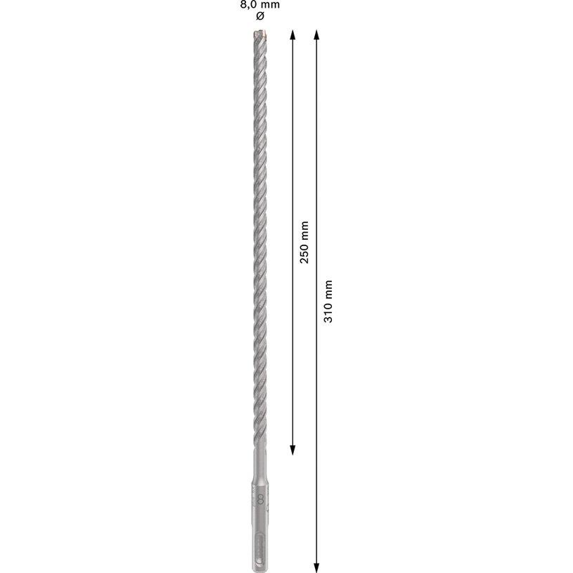 BOSCHSDS PLUS-5X СВРЕДЛО 8X250X310 BOSCHSDS PLUS-5X СВРЕДЛО 8X250X310