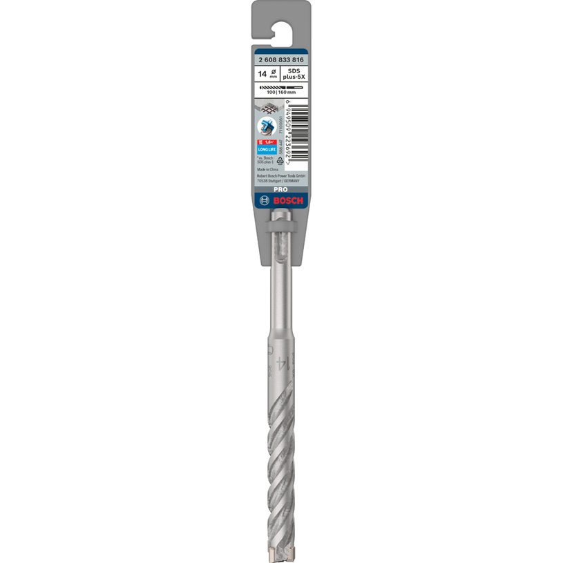 *BOSCHSDS PLUS-5X СВРЕДЛО 14X100X160 *BOSCHSDS PLUS-5X СВРЕДЛО 14X100X160