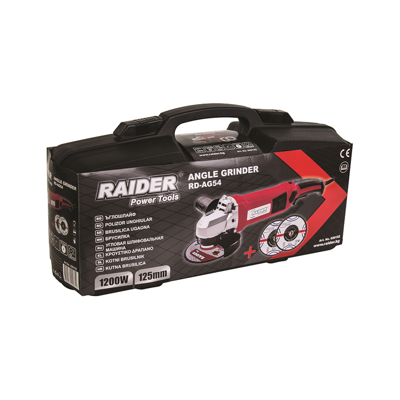 RAIDER ЪГЛ.RD-AG54 1200 W 125MM RAIDER ЪГЛ.RD-AG54 1200 W 125MM