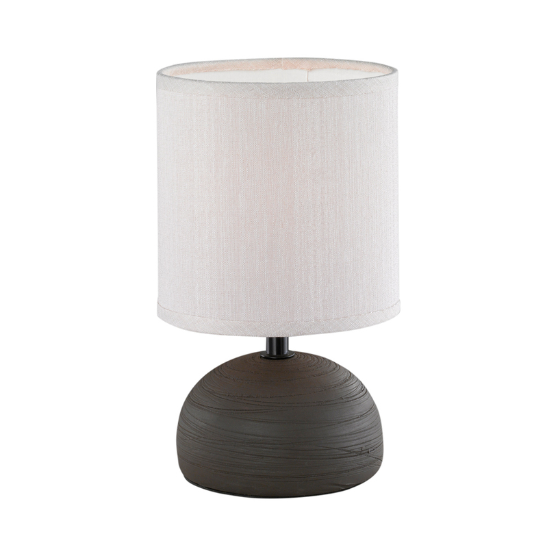 НАСТОЛНА ЛАМПА LUCI КАФЯВА/КАПУЧИНО E14 НАСТОЛНА ЛАМПА LUCI КАФЯВА/КАПУЧИНО E14