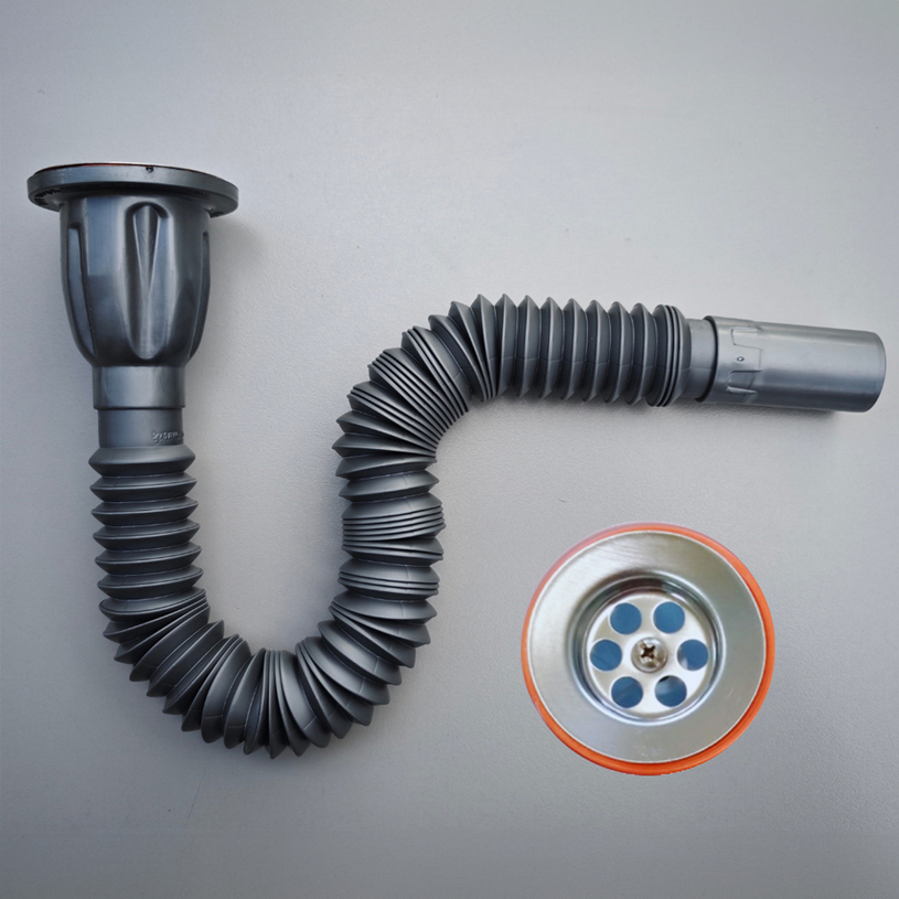 СИФОН ЗА МИВКА НЕРЪЖ. ВИТЛО И ВИНТ 73 см СИФОН ЗА МИВКА НЕРЪЖ. ВИТЛО И ВИНТ 73 см