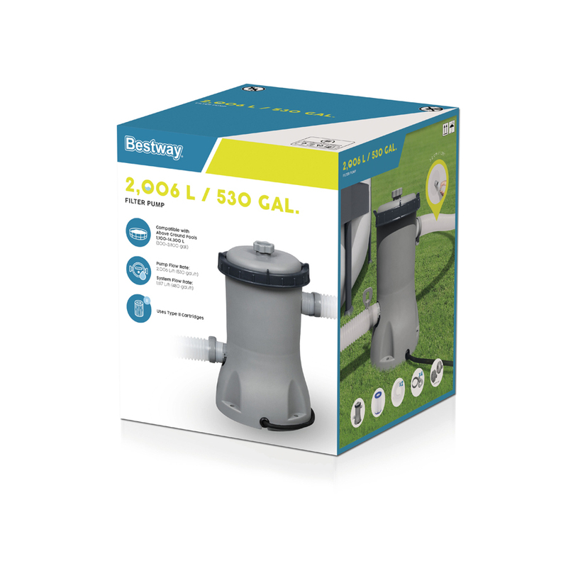 ФИЛТЪР ПОМПА ЗА БАСЕЙН 2006л BESTW 58383 ФИЛТЪР ПОМПА ЗА БАСЕЙН 2006л BESTW 58383
