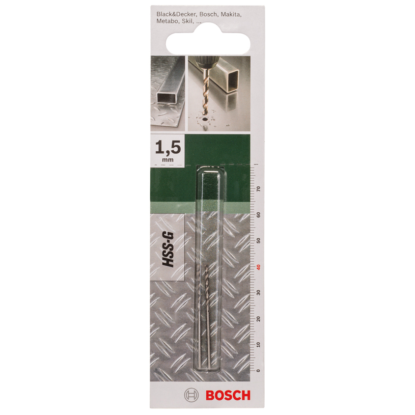BOSCH, 2 СВРЕДЛA HSS-G 1.5X18X40 ММ BOSCH, 2 СВРЕДЛA HSS-G 1.5X18X40 ММ