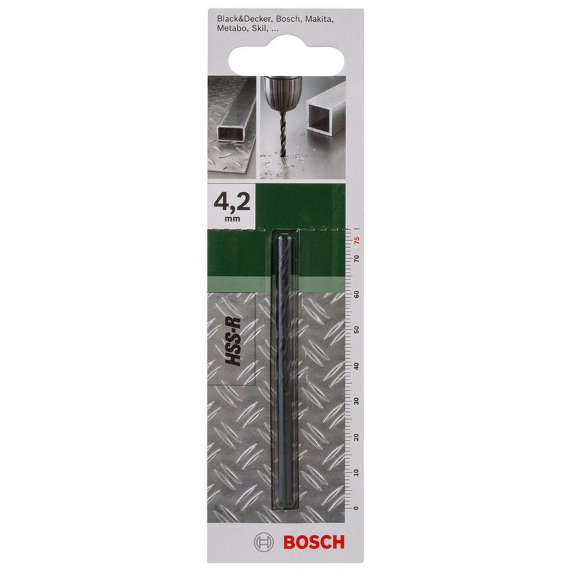 BOSCH, СВРЕДЛО HSS-R 4.2X43X75 BOSCH, СВРЕДЛО HSS-R 4.2X43X75