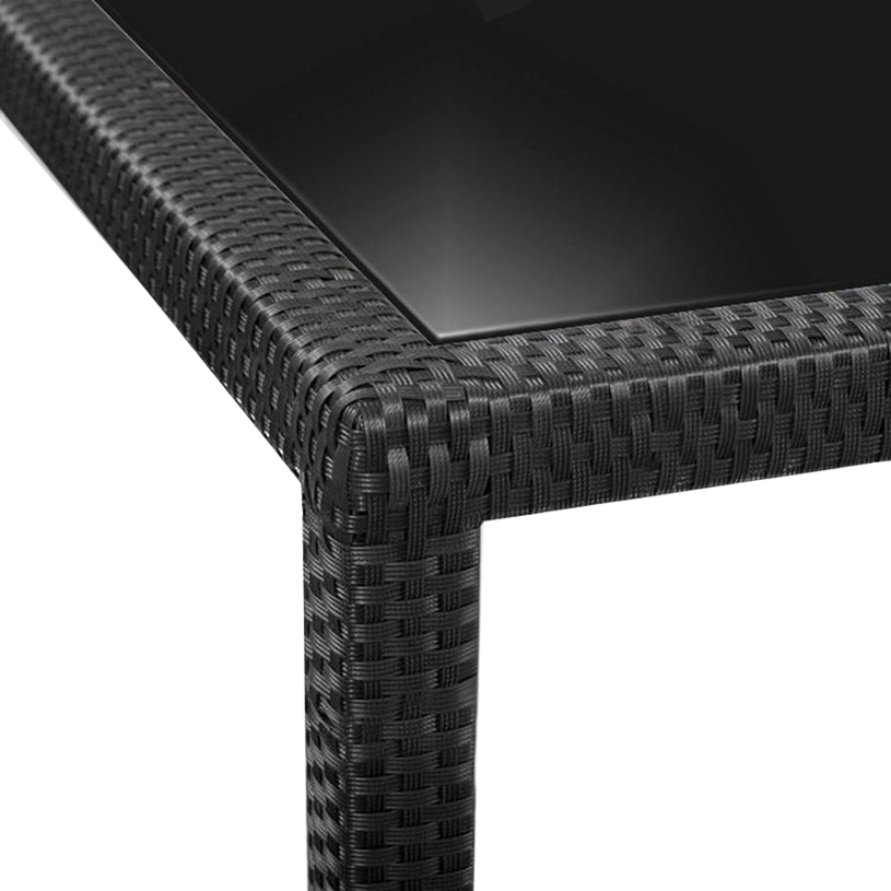 **МАСА PVC РАТАН 150X90X70 TY51166-T1ЧЕР **МАСА PVC РАТАН 150X90X70 TY51166-T1ЧЕР
