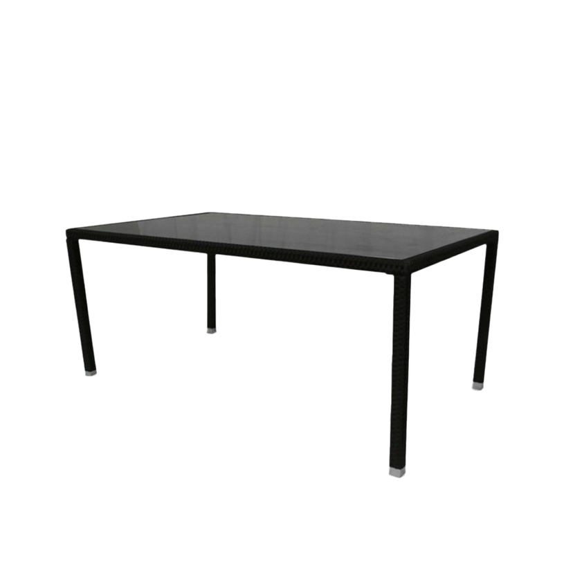 **МАСА PVC РАТАН 150X90X70 TY51166-T1ЧЕР **МАСА PVC РАТАН 150X90X70 TY51166-T1ЧЕР