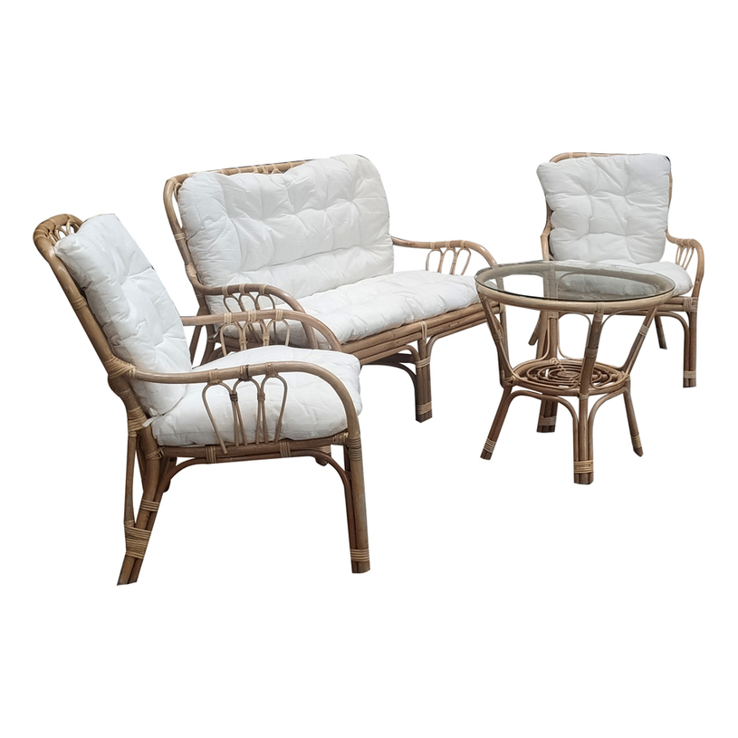 РАТАНОВ КОМПЛЕКТ SAGO ДИВАН, МАСА, 2КР @ РАТАНОВ КОМПЛЕКТ SAGO ДИВАН, МАСА, 2КР @