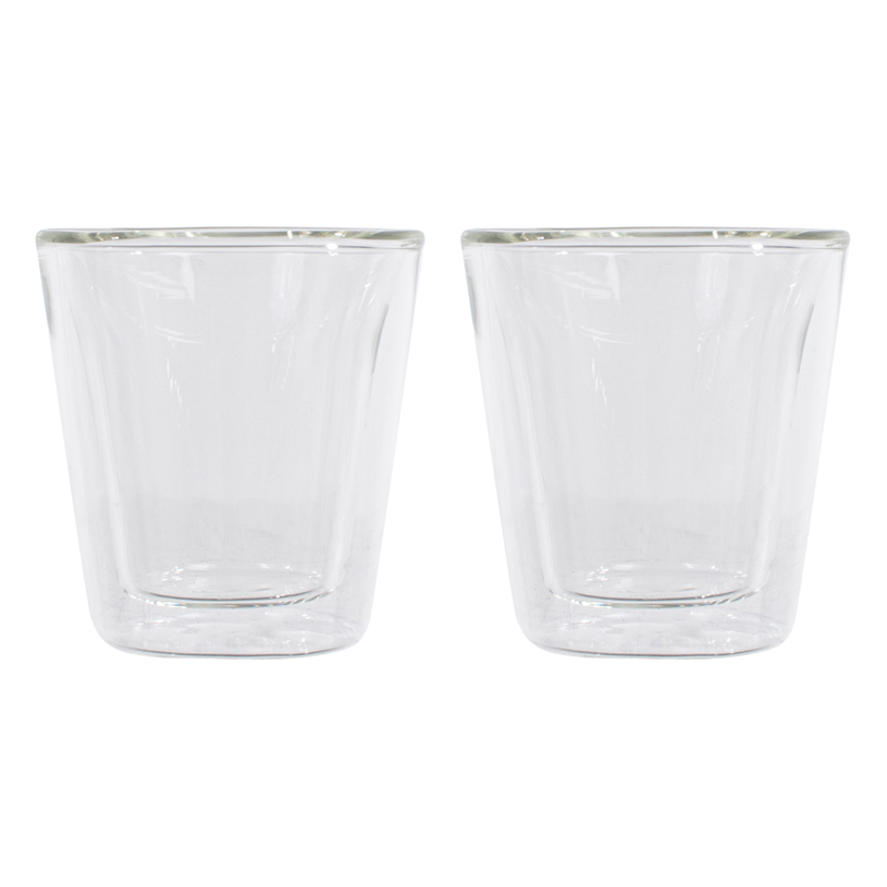 ЧАША ЗА КАФЕ ДВУСТЕННА 2БР 100 ML ЧАША ЗА КАФЕ ДВУСТЕННА 2БР 100 ML