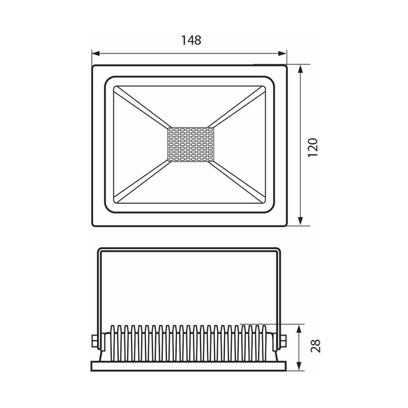 LED ПРОЖЕКТОР TREND 30W/4000K/IP65/БЯЛ LED ПРОЖЕКТОР TREND 30W/4000K/IP65/БЯЛ