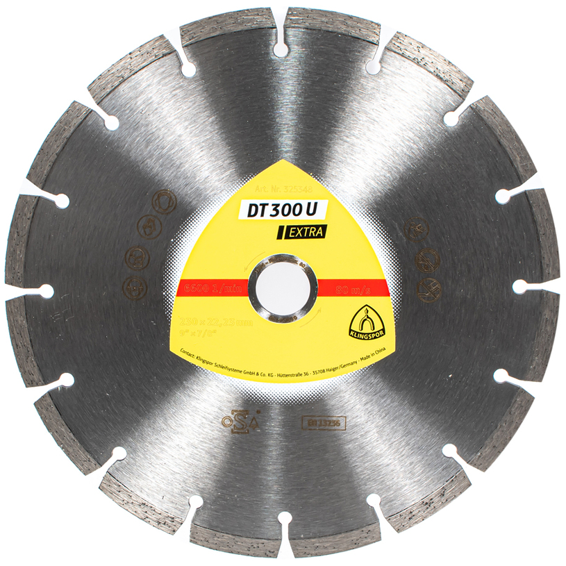 KLINGSPOR ДИАМАНТЕН ДИСК СЕГМ. 230X2,3 KLINGSPOR ДИАМАНТЕН ДИСК СЕГМ. 230X2,3