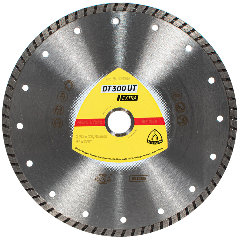KLINGSPOR УНИВЕР.ДИАМ.ДИСК TURBO 230X2,5 KLINGSPOR УНИВЕР.ДИАМ.ДИСК TURBO 230X2,5