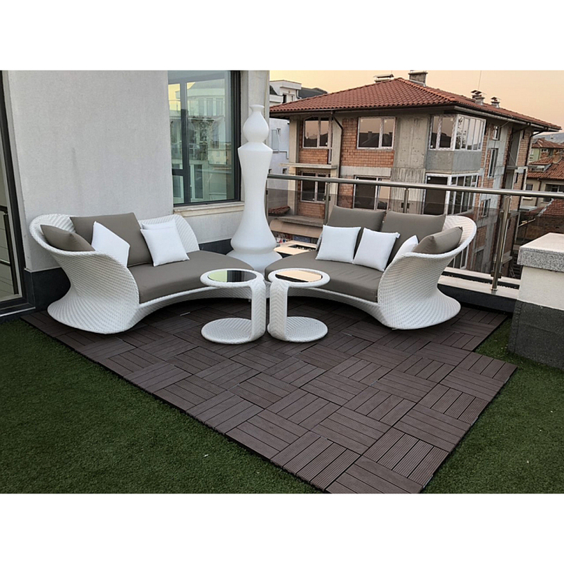 ДЕКИНГ ПЛОЧКА WPC 30x30cm КАФЕ ДЕКИНГ ПЛОЧКА WPC 30x30cm КАФЕ