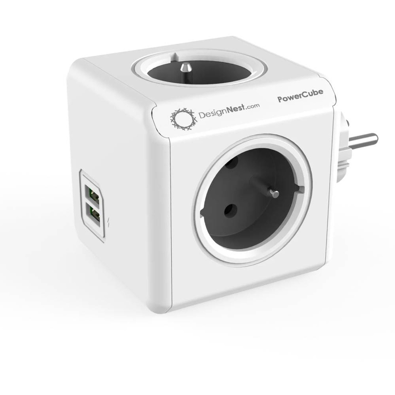РАЗКЛОНИТЕЛ POWERCUBE PC 1202GY 4ГН/USB РАЗКЛОНИТЕЛ POWERCUBE PC 1202GY 4ГН/USB