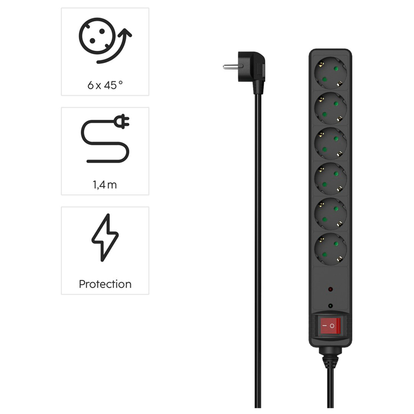 РАЗКЛ HAMA 47779 6/1.4M +KL РАЗКЛ HAMA 47779 6/1.4M +KL