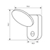 &LED АПЛИК СЕНЗОР 15W 4K 1000LM IP65 VIV &LED АПЛИК СЕНЗОР 15W 4K 1000LM IP65 VIV