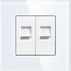 РОЗЕТКА 2XRJ45 CAT5 РАМКА БЯЛА LUXON РОЗЕТКА 2XRJ45 CAT5 РАМКА БЯЛА LUXON