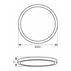 LED ПЛАФОН 24W 3-6K 30CM NEBULA VIVA LED ПЛАФОН 24W 3-6K 30CM NEBULA VIVA