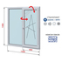 PVC ПРОЗОРЕЦ 5-КАМЕРЕН 1200/1400 БЯЛ NEW PVC ПРОЗОРЕЦ 5-КАМЕРЕН 1200/1400 БЯЛ NEW