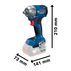 BOSCH BLUE АКУМ.ГАЙКОВЕРТ GDS 18V-350 BOSCH BLUE АКУМ.ГАЙКОВЕРТ GDS 18V-350