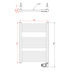 ЕЛ.ЛИРА ЗА БАНЯ NOOR PRO 500W 505X785mm ЕЛ.ЛИРА ЗА БАНЯ NOOR PRO 500W 505X785mm