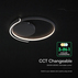 LED ПЛАФОН 70W ДУ ЧЕРЕН КРЪГ V-TAC LED ПЛАФОН 70W ДУ ЧЕРЕН КРЪГ V-TAC