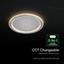 LED ПЛАФОН 50W ДУ СИВ 84031 V-TAC^^ LED ПЛАФОН 50W ДУ СИВ 84031 V-TAC^^