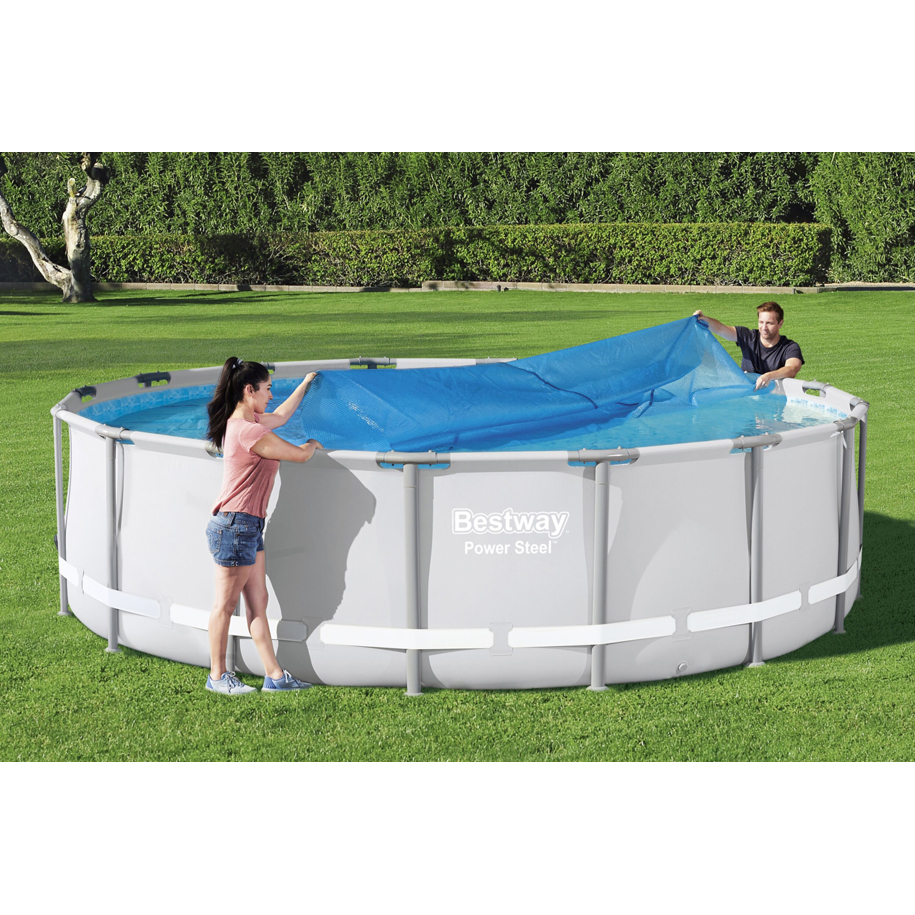 Соларно покривало за басейн Bestway 58253, Ø 462 cm