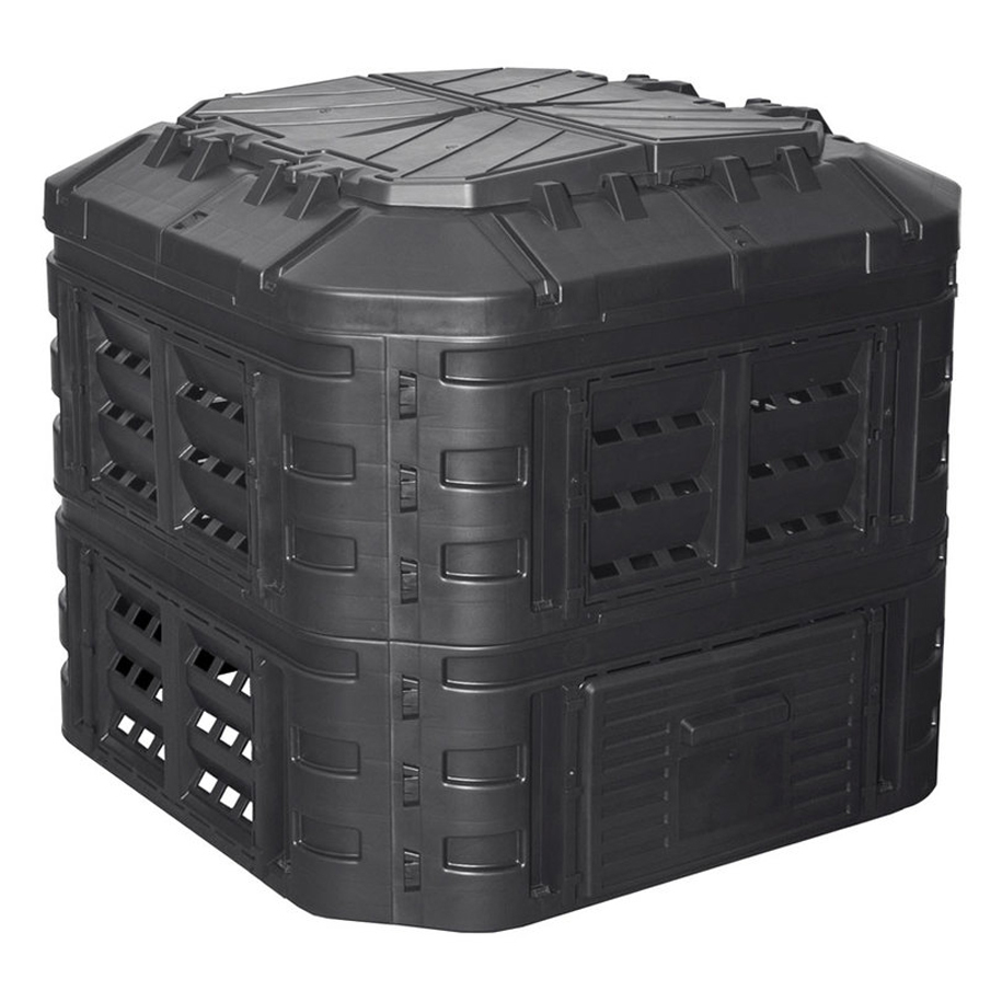 PATROL Modular Composter 540 L Garden Composter, Black
