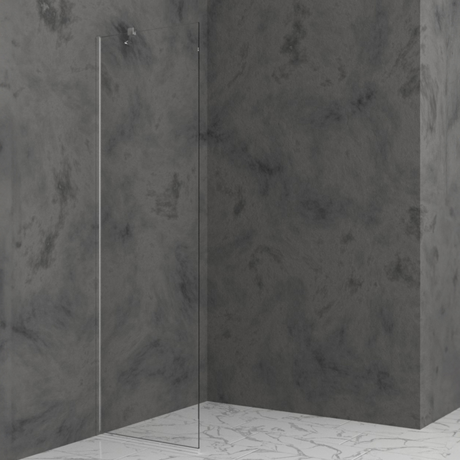 RGC WALKIN Fixed Shower Screen 50x188 cm, 6 mm Clear Glass