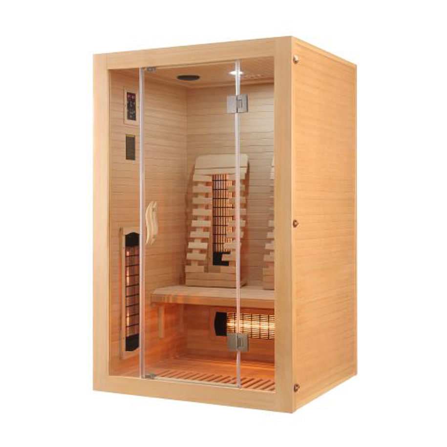 SANOTECHNIK MALMO 2 Infrared Sauna for 2 People, 120 x 105 x 190 cm