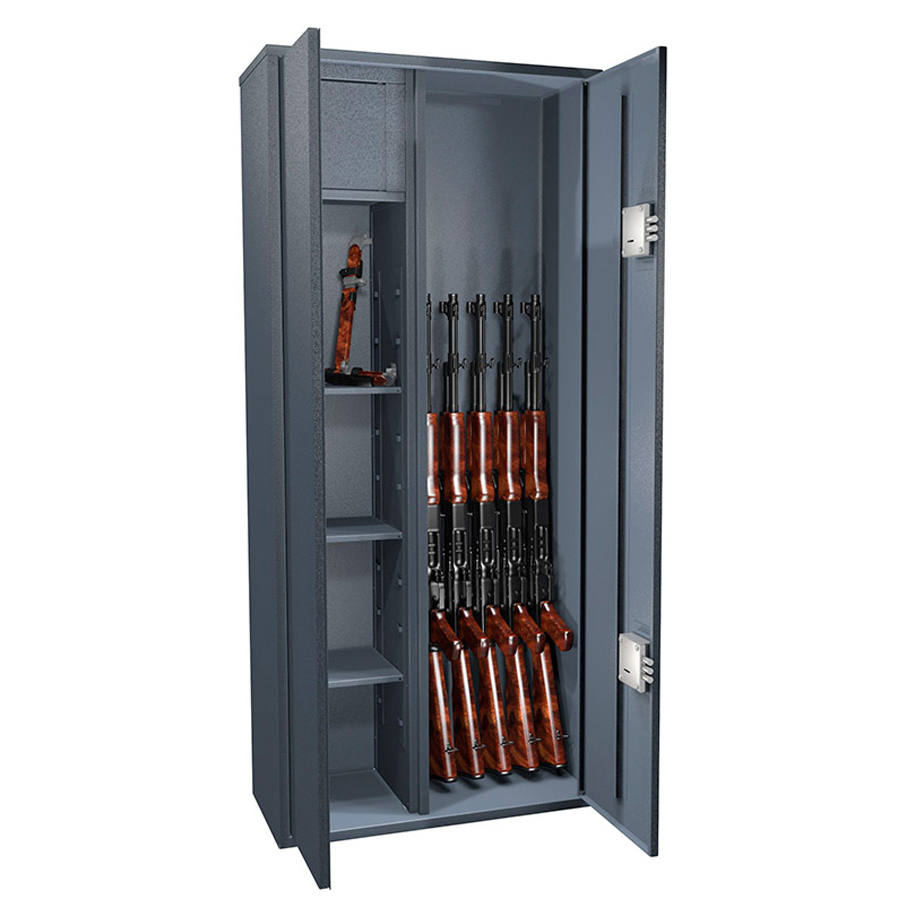 Пет дългоцевни оръжия с височина до 1380 mm