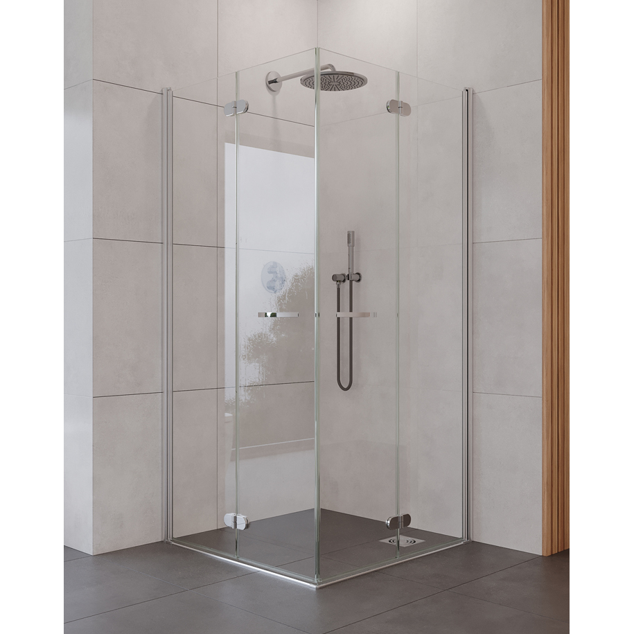 EMIR HARMONIA 90x90 Shower Enclosure, Bi-Fold Doors, 6 mm Clear Glass