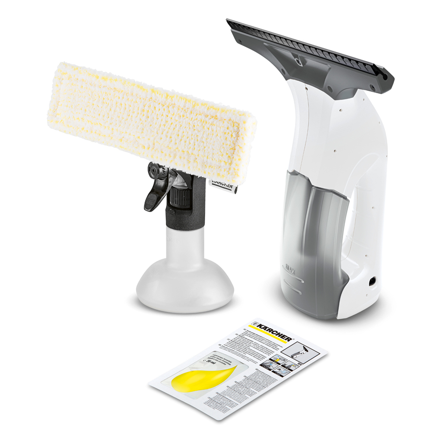 Стъклочистачка KARCHER WV 1 PLUS — акумулаторна, за прозорци и гладки повърхности
